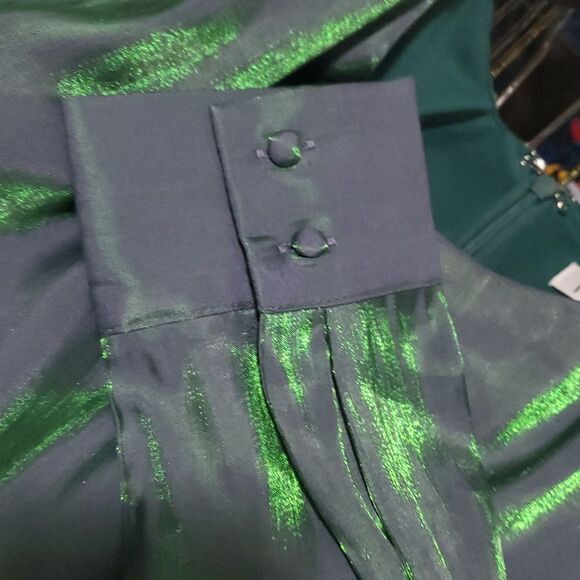 T C E C WOMAN BODYSUIT SHIMMER GREEN M - Picture 7 of 8